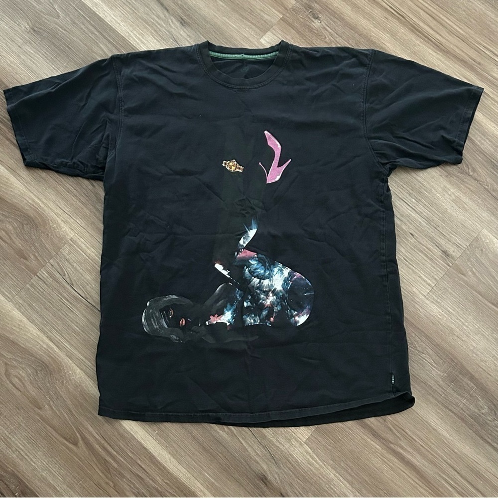 VGB BLACK 100% Cotton Graphic Dancer T-shirt Men Sz XXL